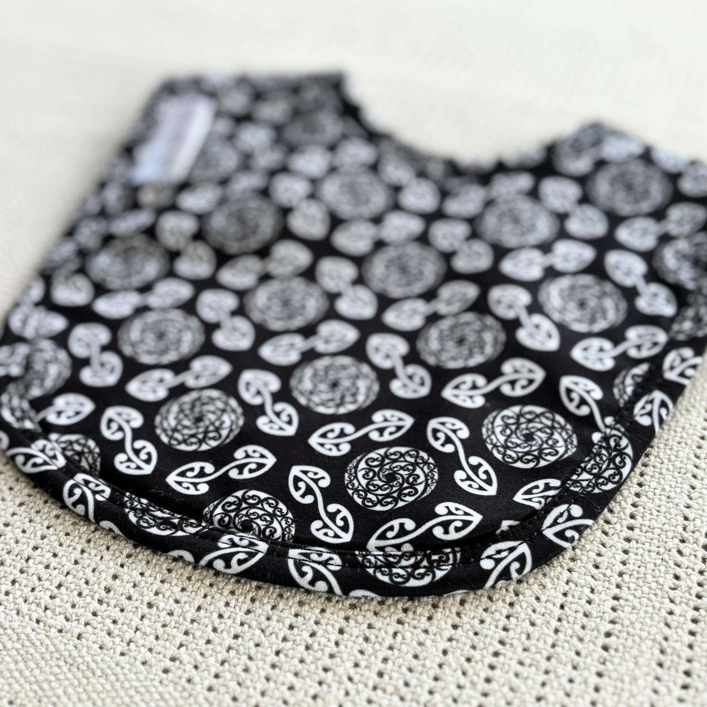 Little Savage Dribble Bibs - Māori Koru Collection