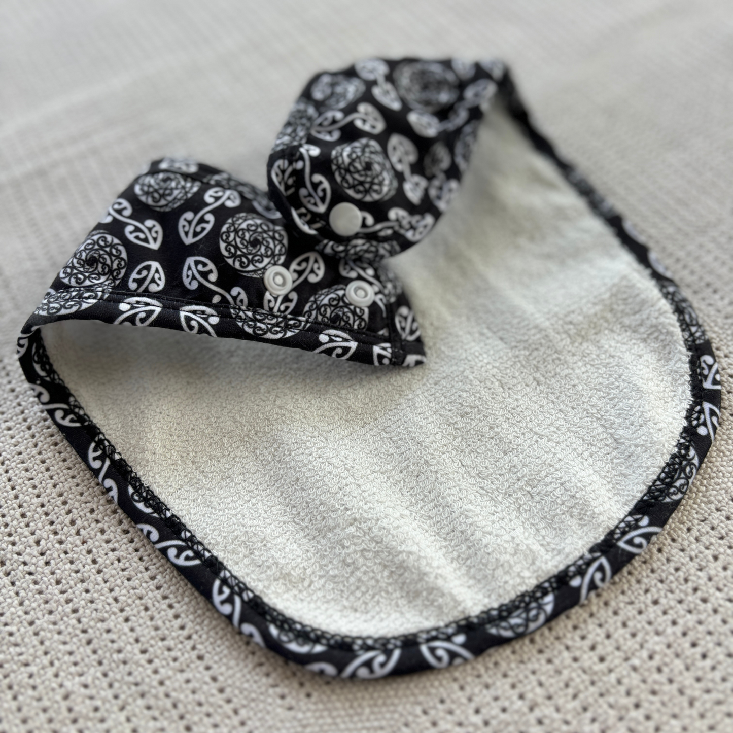 Little Savage Dribble Bibs - Māori Koru Collection
