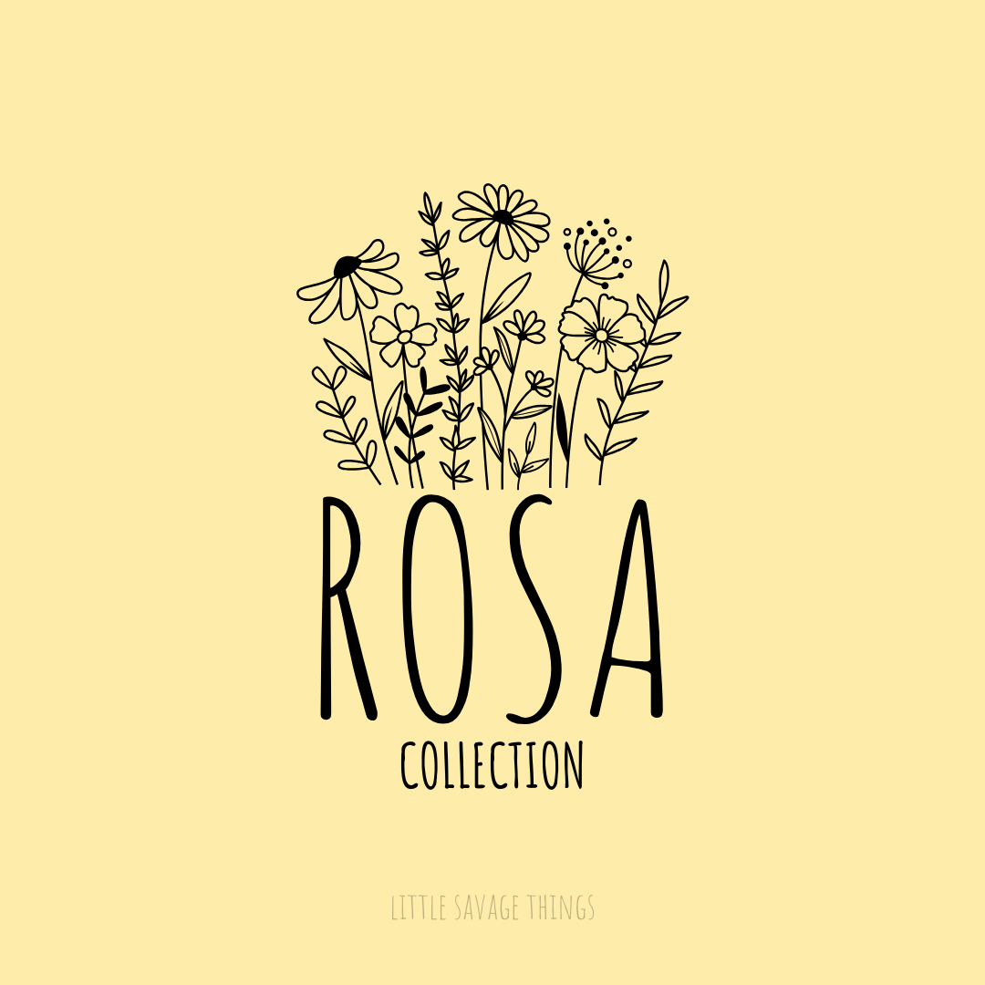 Rosa Collection - Floral Bibs